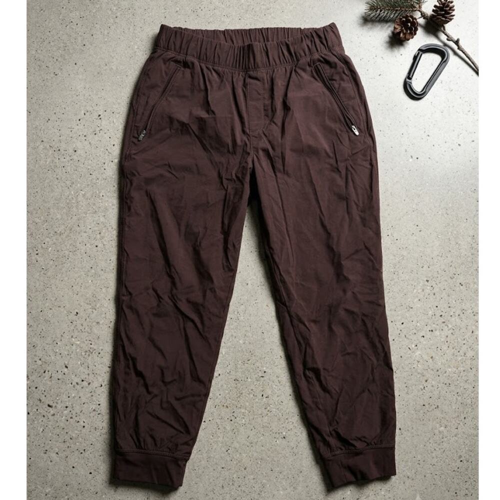 Eddie Bauer Womens 6 Fleece Lined Winter Hiking Pants Dark Brown Plum Snow